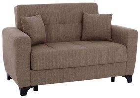 Καναπές - Κρεβάτι Hema Διθέσιος HM3243.02 Ψηλή Πλάτη 160x84x88cm Brown Ύφασμα