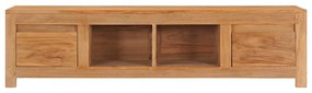 vidaXL Έπιπλο Τηλεόρασης 135 x 30 x 35 εκ. από Μασίφ Ξύλο Teak