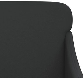 vidaXL Πάγκος Μαύρος 110x76x80 εκ. από Συνθετικό Δέρμα