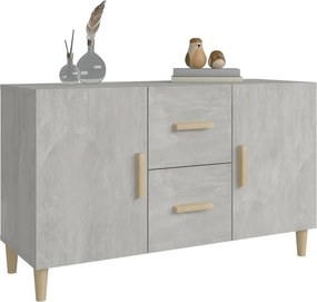 vidaXL Ντουλάπι Γκρι Σκυροδέματος 100 x 36 x 60 εκ. Επεξεργασμένο Ξύλο