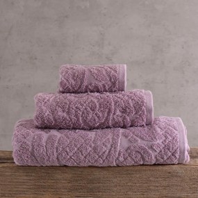 Πετσέτα Imani Purple Ρυθμός Χεριών 30x50cm 100% Πενιέ Βαμβάκι