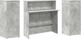 vidaXL Γραφείο υποδοχής 180x50x103,5 εκ. Επεξεργασμένο Ξύλο