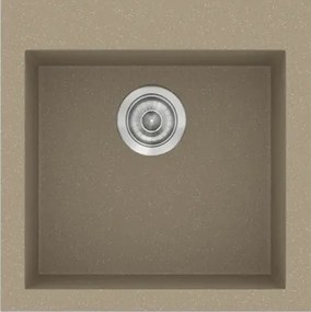 Sanitec Classic 339 (50×50) - Γρανιτένιος νεροχύτης - Granite Taupe