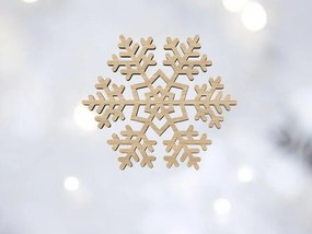 Σετ των 3 Intra απο ξύλο plywood 3mm-4mm πάχος – Ξύλινη Διακόσμηση Πρωτοχρονιάς με νιφάδες χιονιού 40x40 cm INTRAVECTRY-MY544164