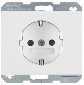 Πρίζα Σούκο Ασφαλείας Λευκό Berker K.1 41357009 Hager-41357009-Λευκό 41357009