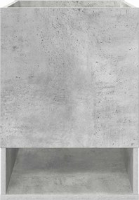 vidaXL End Table Σκυρόδεμα Γκρι 40 x 40 x 56 εκ. Επεξεργασμένο ξύλο