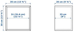 EKET σύνθεση αποθήκευσης τοίχου, 105x35x70 cm 595.216.87