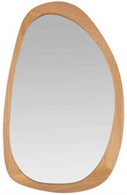 Καθρέπτης Τοίχου Wooden Irregular AH-AX73078 50x2,5x80cm Natural Andrea House Metal,Glass,Wood