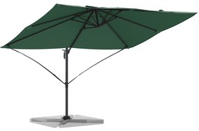 vidaXL Πράσινη Ομπρέλα Cantilever Πράσινη