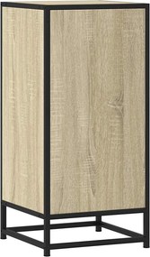 vidaXL Συρταριέρα Sonoma Δρυς 35,5x35x76 εκ. Επεξ. Ξύλο + Μέταλλο