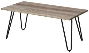 Τραπέζι Σαλονιού LORETO Sonoma Oak Μέταλλο/MDF/3D Paper 105x50x45cm
