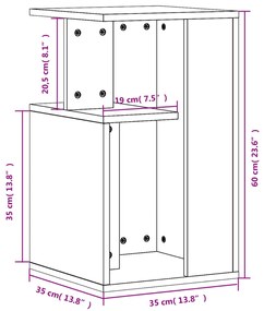 ΒΟΗΘΗΤΙΚΟ ΤΡΑΠΕΖΙ ΚΑΦΕ ΔΡΥΣ 35X35X60 ΕΚ. ΕΠΕΞΕΡΓΑΣΜΕΝΟ ΞΥΛΟ 840743