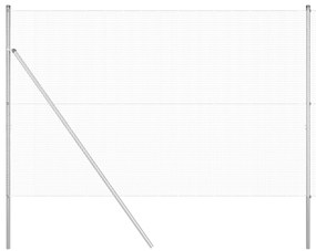 vidaXL Συρματόπλεγμα  με 13 Πόδια 1.6x25 m Γαλβανισμένος Χάλυβας