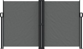 vidaXL Σκίαστρο Πλαϊνό Συρόμενο Ανθρακί 140 x 600 εκ.
