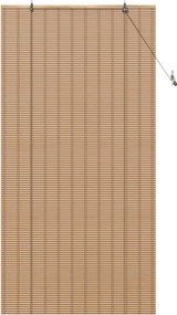 vidaXL Ρόλερ με κουρτίνες Φύση 110 x 220 cm Μπαμπού