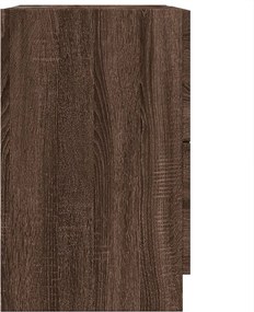 vidaXL Ντουλάπι Νιπτήρα Καφέ Δρυς 40x37x59 εκ. Επεξεργασμένο Ξύλο