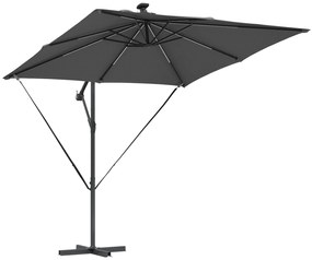 vidaXL Ομπρέλα Cantilever Banana Ανθρακί 249 x 249 x 250 εκ.