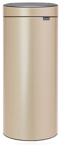 Brabantia 1003221 Κάδος Απορριμμάτων από Ανοξείδωτο Ατσάλι, 30lt, Metallic Gold , Touch Bin New