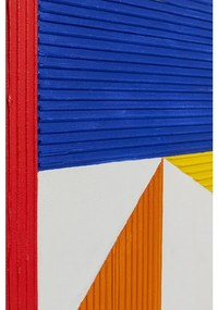 Πίνακας Σχήματα Art Triangles Πολύχρωμο Καμβάς Geometrical 102x4,8x102 εκ. - Πολύχρωμο