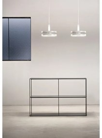Κρεμαστό Φωτιστικό Οροφής 2xLED 14,2W Dimmable Triac Led Machine S3 Prandina-1C33000113031-Λευκό 1C33000113031