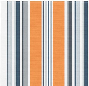 vidaXL Τεντόπανο Ανταλλακτικό Ριγέ Πολύχρωμο 4,5x3 μ.
