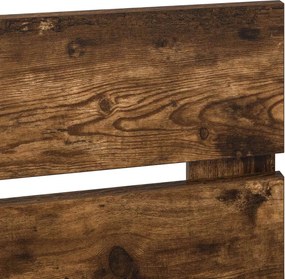 vidaXL Κεφαλάρι Καπνιστό Δρύς Επεξεργασμένο ξύλο