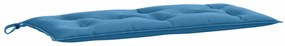 vidaXL Μαξιλάρια Πάγκου Κήπου Μπλε Μελανζέ 100x50x7 εκ. Ύφασμα