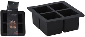 Excellent Houseware Φόρμα Σιλικόνης Για Παγάκια 4 Θέσεις Κύβου Barware 101001240