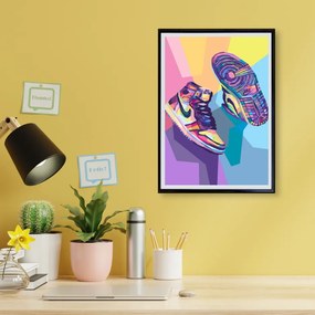 Πόστερ &amp; Κάδρο Colorful Sneakers KDS003C 21x30cm Εκτύπωση Πόστερ (χωρίς κάδρο)