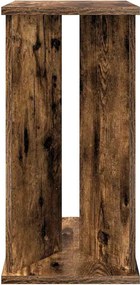 vidaXL End Table Καπνιστό Δρύς 35 x 25 x 50 εκ Επεξεργασμένο ξύλο