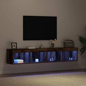vidaXL Σετ επίπλου τηλεόρασης 2 pcs Παλαιό ξύλο Επεξεργασμένο Ξύλο
