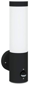 vidaXL Εξωτερικά Φωτιστικά Τοίχου 2 pcs Μαύρο 12 x 7.5 x 29 εκ