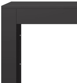 vidaXL Ράφι Καυσόξυλων Μαύρο 60x40x60 εκ. Ατσάλινο