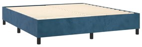 ΚΡΕΒΑΤΙ BOXSPRING ΜΕ ΣΤΡΩΜΑ ΣΚΟΥΡΟ ΜΠΛΕ 180X200 ΕΚ. ΒΕΛΟΥΔΙΝΟ 3143281