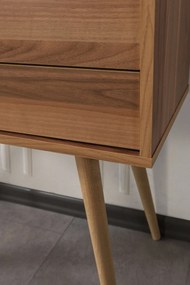 Συρταριέρα Καρυδί RULECLA 80x36x50