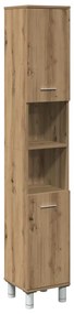 vidaXL Ντουλάπι μπάνιου Artisan Oak 30x30x179 cm Κατασκευασμένο ξύλο