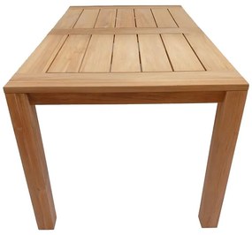 Τραπέζι Pablo teak ξύλο σε φυσική απόχρωση 160x90x76εκ