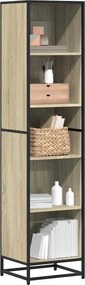 vidaXL Βιβλιοθήκη Χρώμα Sonoma Δρυς 40x35x170,5 εκ. Μοριοσανίδα