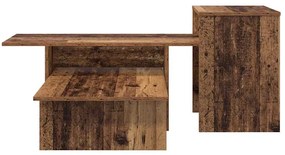 vidaXL Τραπέζι κονσόλας Παλιό ξύλο 91,5 x 35 x 38,5 εκ
