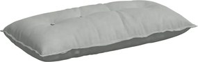 vidaXL Μαξιλάρι Πλάτης Ανοιχτό γκρι 100 x 50 x 19 cm