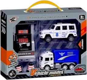 Σετ αστυνομικά οχήματα με αξεσουάρ - JW567-109 - 917173