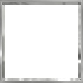 vidaXL Περίγραμμα γκαζόν 6 pcs Ασημί 40 x 40 x 13 cm