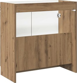 vidaXL Ντουλάπι κάτω από τον νιπτήρα Artisan Δρυς 56 x 37,5 x 81 εκ