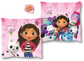 Διακοσμητικό Μαξιλάρι Βελουτέ 2 Όψεων (38x38) Dimcol Gabby's Dollhouse 03