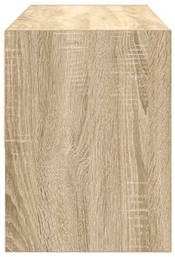 vidaXL Ράφι παπουτσιών στοιβαζόμενο Sonoma Oak 89,5x30x40 cm