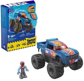 Τουβλάκια Mega Hot Wheels Smash Crash Race Ace Monster HMM49 Multi Mattel