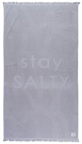 Πετσέτα Θαλάσσης Stay Salty Silver Nef-Nef Θαλάσσης 90x170cm 100% Βαμβάκι