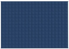 vidaXL Κουβέρτα Βαρύτητας Μπλε 137 x 200 εκ. 6 κ. Υφασμάτινη
