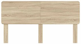 vidaXL Κεφαλάρι με κεφαλάρι Δρύς Sonoma 200 cm Επεξεργασμένο ξύλο