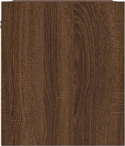 vidaXL Κομοδίνο Επιτοίχιο Καφέ Δρυς 38x34x40 εκ.